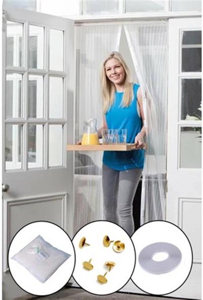 Mıknatıslı Kapı Sinekliği Tül Perde 105 x 205 cm (3936)