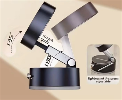 Mıknatıslı Katlanabilir Telefon Tutucu - Torpido ve Cam Uyumlu