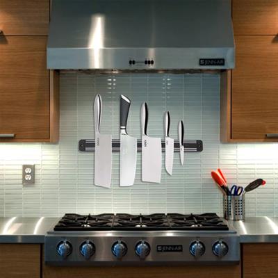 Mıknatıslı Paslanmaz Duvar Bıçak Askısı Standı 33 Cm Aparat (3936)