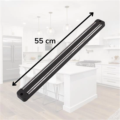 Mıknatıslı Paslanmaz Duvar Bıçak Askısı Standı 55 Cm Aparat Bx40