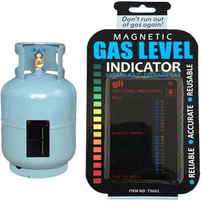 Mıknatıslı Tüp Gaz Seviye Ölçer - Hızlı Göstergeli - Yeniden Kullanılabilir