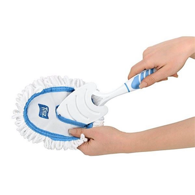 Mikrofiber Duster Toz Leke Kir Alıcı Temizleyici Tutacaklı Temizlik Bezi Aparatı Malzemesi Bx40