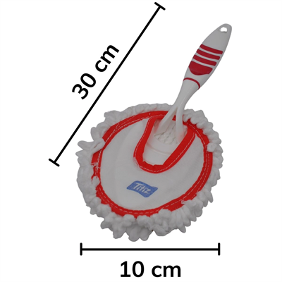 Mikrofiber Duster Toz Leke Kir Alıcı Temizleyici Tutacaklı Temizlik Bezi Aparatı Malzemesi Bx40