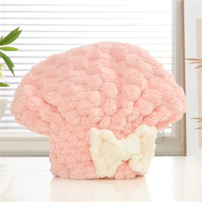 Mikrofiber Örgü Saç Kurutma Bone Havlu