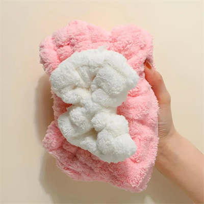 Mikrofiber Örgü Saç Kurutma Bone Havlu