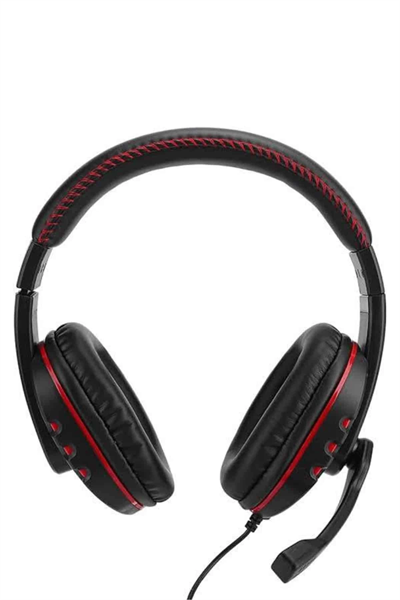 Mikrofonlu Gamer Kulaklık Oyuncu Kulaklığı Yüksek Ses Kaliteli Stereo Yumuşak Yastıklar