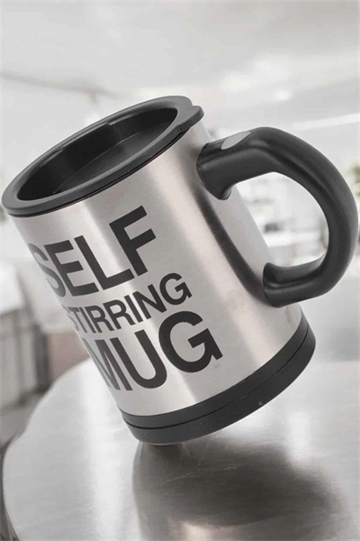 Mikser Kupa Yazılı Mug Bardak Karıştırma Özelliği