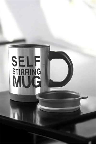 Mikser Kupa Yazılı Mug Bardak Karıştırma Özelliği