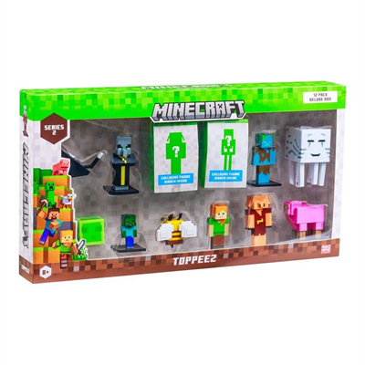 Minecraft 3D Toppeez 12li Deluxe Figür Seti Seri 2
