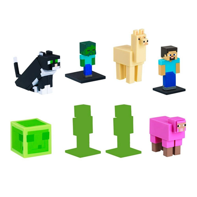 Minecraft 3D Toppeez 8li Deluxe Figür Seti Seri 2