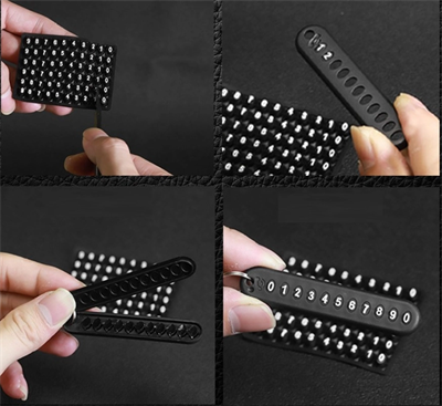 Mini Anahtarlık, Çanta, Araba İçin Çok Amaçlı Numaratör Bx40