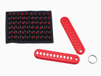 Mini Anahtarlık, Çanta, Araba İçin Çok Amaçlı Numaratör Bx40