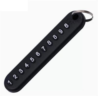 Mini Anahtarlık, Çanta, Araba İçin Çok Amaçlı Numaratör Bx40