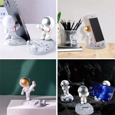 Mini Astronot Model Telefon Ve Tablet Tutucu Standı Bx40
