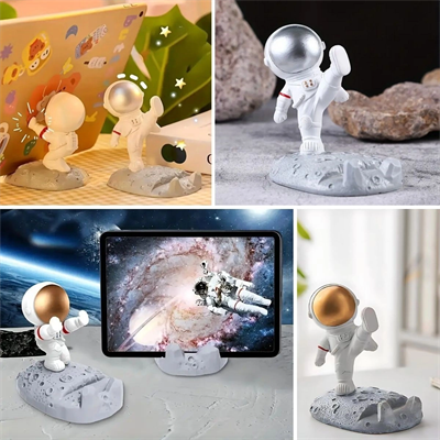 Mini Astronot Model Telefon Ve Tablet Tutucu Standı Bx40