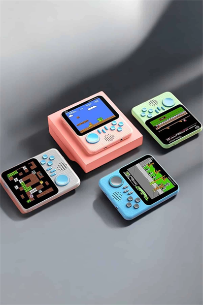 Mini Atari El Atarisi 3.5 inç Ekran Çift Konsol 666 Adet Retro Oyun Gameboy El Atarisi