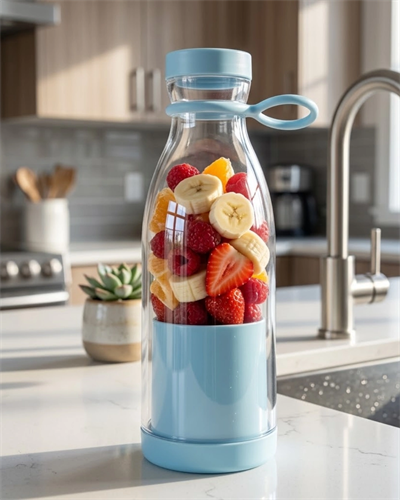 Mini Blender USB Şarjlı 380 ml Smoothie Hazırlayıcı Hafif ve Pratik Tasarım