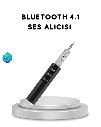 Mini Bluetooth Ses Alıcısı 3.5mm Girişli Kablosuz Müzik Adaptörü