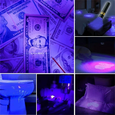 Mini Cep Boy Usb İle Şarj Olan Oje Kurutucu Sahte Para Kontol Led Uv Mor Işık El Feneri Bx40