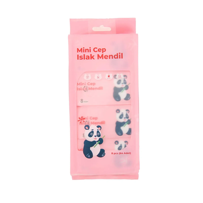 Mini Cep Islak Mendil Günlük Pratik 8'li Paket Bx40