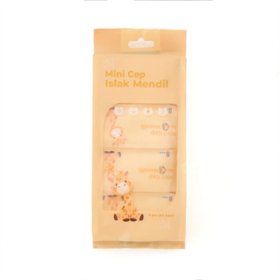 Mini Cep Islak Mendil Günlük Pratik 8'li Paket Bx40