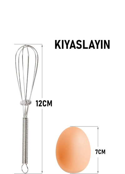 Mini Çırpıcı Çelik 6 Adet