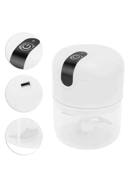 Mini Doğrayıcı Rondo Taşınabilir Mini El Blender Paslanmaz Çelik