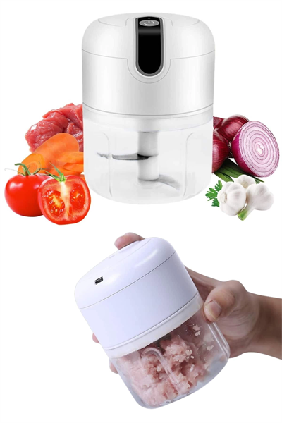 Mini Doğrayıcı Rondo Taşınabilir Mini El Blender Paslanmaz Çelik