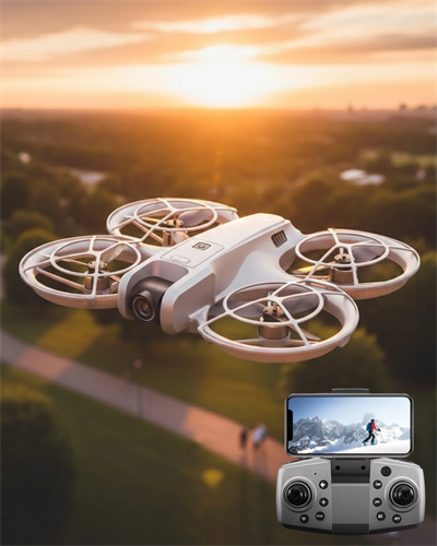 Mini Drone Kameralı Headless Mod LED Işıklı Akıllı Uçuş Sistemi