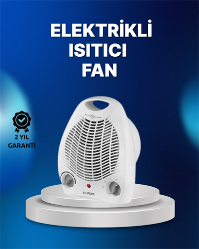 Mini Elektrikli Isıtıcı – 2000W Güç, Fanlı Isıtma, 3 Isı Modu