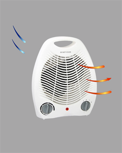 Mini Elektrikli Isıtıcı 2000W – Termostatlı Fanlı Isıtma, Taşınabilir Tasarım