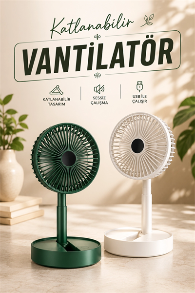 Mini Fan Soğutucu Telefon Tutucu Vantilatör