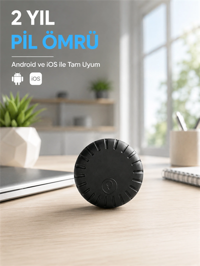Mini GPS Takip Cihazı Android iOS Destekli Çanta Cüzdan Araç ve Valiz Konum Bulucu