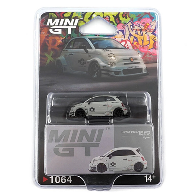 Mini GT 1/64 Abarth 595 LB-WORKS x Abas Works Fighters - Blister Paket
