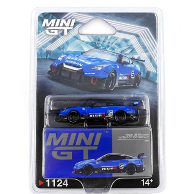 Mini GT 1/64 LB-Silhouette WORKS GT NISSAN 35GT-RR Ver.2 Blue - Blister Paket