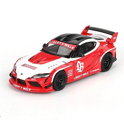 Mini GT 1/64 LB-WORKS Toyota GR Supra Red/White - Blister Paket