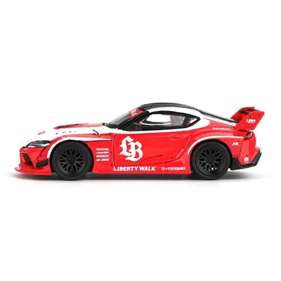Mini GT 1/64 LB-WORKS Toyota GR Supra Red/White - Blister Paket