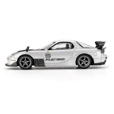 Mini GT 1/64 Mazda RX-7 RE-Amemiya Silver Metallic