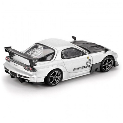 Mini GT 1/64 Mazda RX-7 RE-Amemiya Silver Metallic