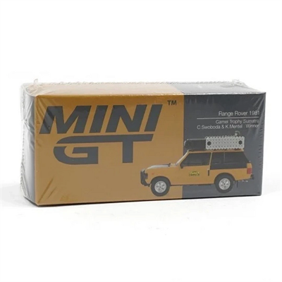 Mini GT 1/64 Range Rover 1981 Camel Trophy Sumatra