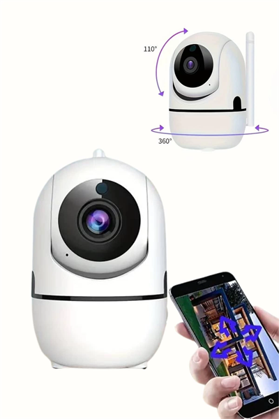 Mini IP Kamera Hareketli Güvenlik Kamerası Kablosuz Wifi Kamera Mikrofonlu