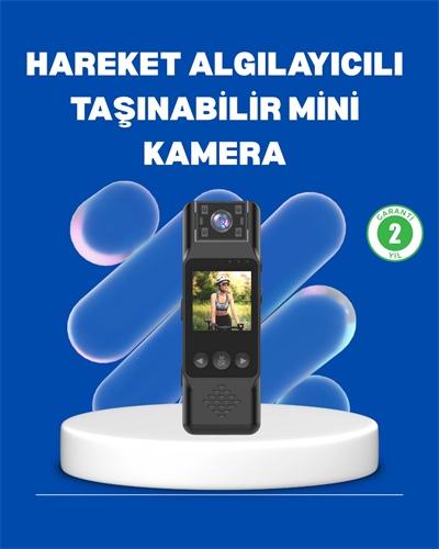 Mini Kamera 1080P Full HD Döner Lens Taşınabilir