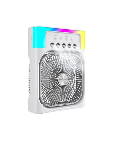 Mini Klima Fan Su Hazneli USB Şarjlı Sessiz Masaüstü Soğutucu