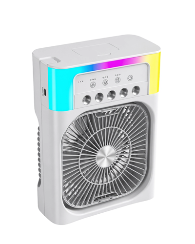 Mini Klima Fan Su Hazneli USB Şarjlı Sessiz Masaüstü Soğutucu