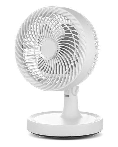 Mini Masaüstü Vantilatör Sessiz Çalışan 2 Kademeli Fan Otomatik Salınımlı