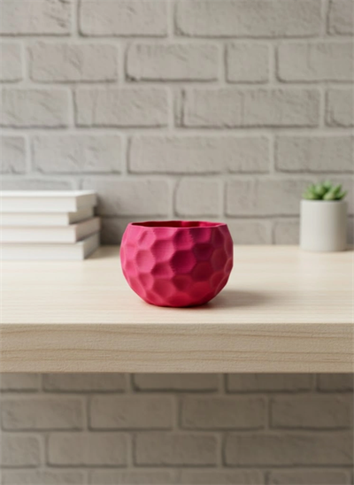 Mini Mor Dekoratif Saksı 5 cm Modern Masaüstü Bitki Saksısı