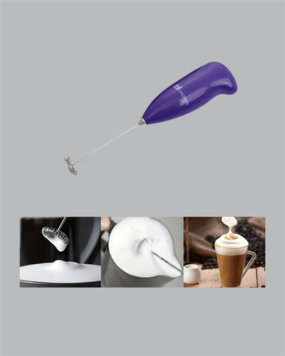 Mini Pilli Portatif Karıştırıcı – Cappuccino, Latte, Frappe ve Kahve Köpürtücü