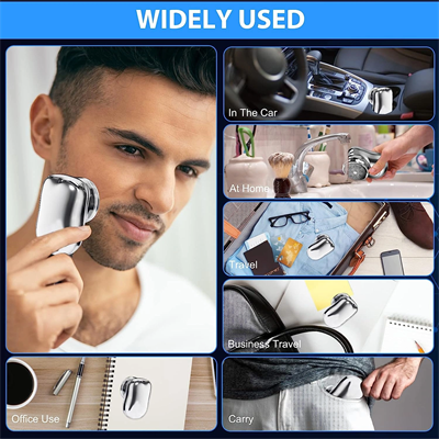 Mini Shaver Sıfır Sakal Taşınabilir Şarjlı Tıraş Makinesi Ipx6 Korumalı  Bx40