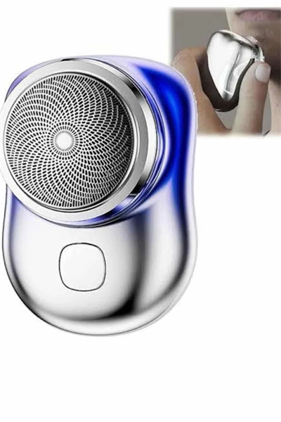 Mini Sıfır Sakal Yanak Tıraş Makinesi USB Şarjlı Sıfır Sakal Taşınabilir Korumalı