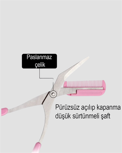 Mini Taraklı Kaş Düzeltici – Hassas Şekillendirme ve Taşınabilir Tasarım